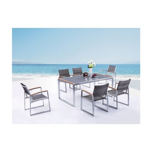 Szürke kerti fotel Ava – Garden Pleasure-image-4