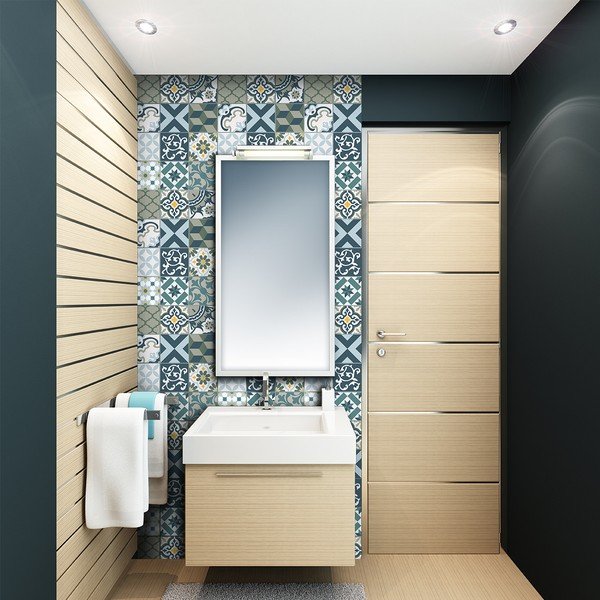 Azulejos Rony 24 db-os falmatrica szett, 10 x 10 cm - Ambiance-image-1