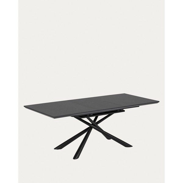 Bővíthető étkezőasztal kerámia asztallappal hosszabbító asztallappal 90x160 cm Theone – Kave Home-image-4