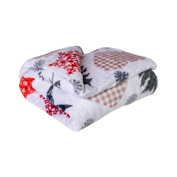 Karácsonyi mikroplüss takaró 200 x 150 cm Deer - My House-image-1