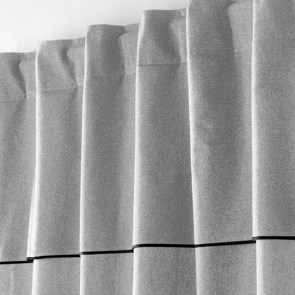 Világosszürke függöny 140x240 cm Mistraline – douceur d'intérieur-image-1