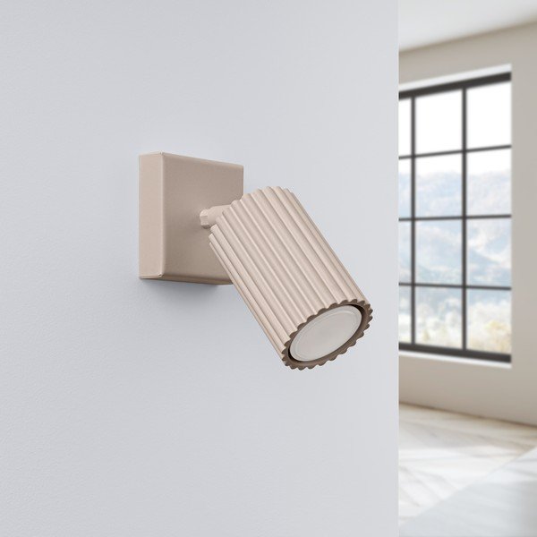 Szürkésbarna fém spotlámpa 8x16 cm Gleam – Sollux-image-2