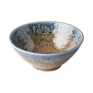 Earth & Sky kék-barna kerámia tál, ø 20 cm - MIJ
