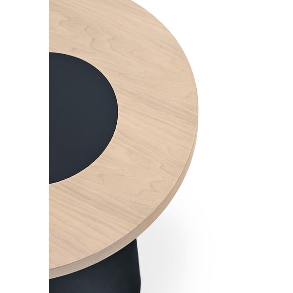 Kék-natúr színű dohányzóasztal kőrisfa dekorral 50x120 cm Nori – Teulat-image-4