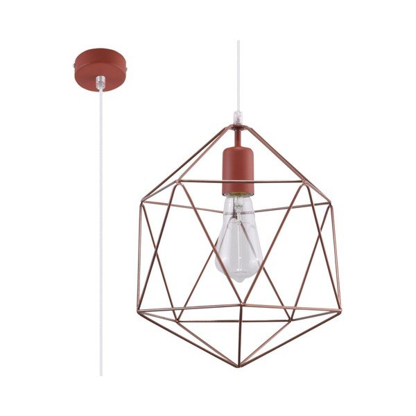 Donato réz színű függőlámpa - Sollux-image-1