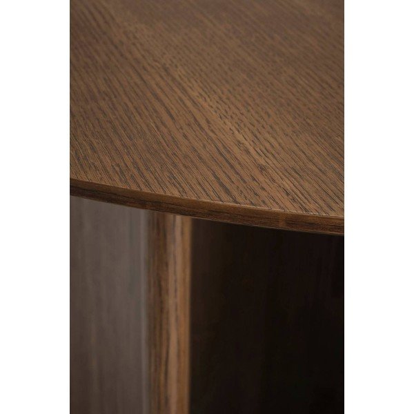 Kerek étkezőasztal tölgyfa dekorral ø 120 cm Trillving – Ellos Home-image-3