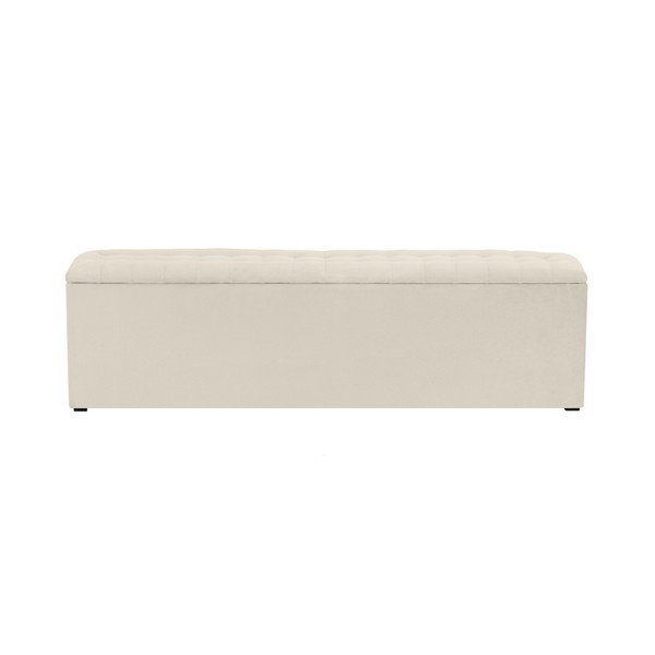 Nova krémszínű kárpitozott pad tárolóhellyel, 200 x 47 cm - Windsor & Co Sofas-image-1
