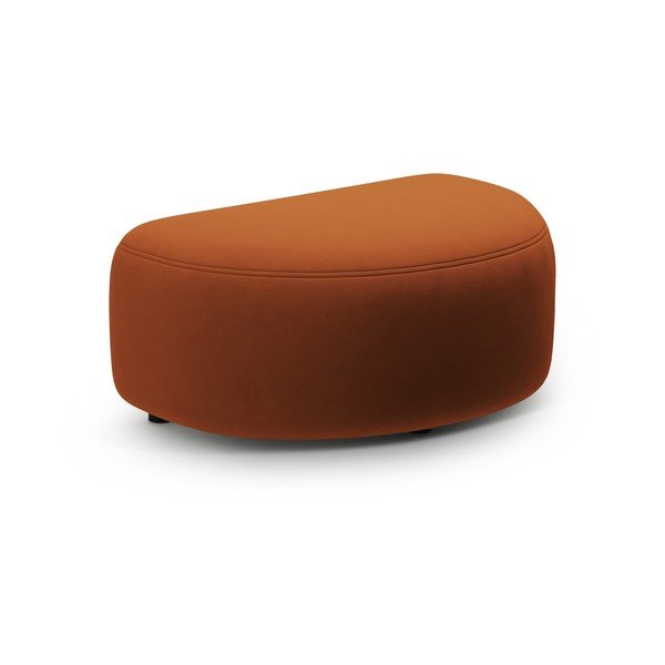 Terrakotta színű bársony lábtartó Kate – Micadoni 