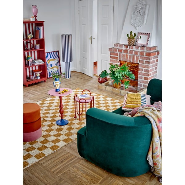 Rózsaszín üveg váza (magasság 34 cm) Frills – Bloomingville-image-1