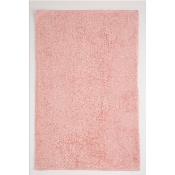 Lisa Coral rózsaszín pamut fürdőlepedő, 70 x 140 cm - El Delfin-image-1