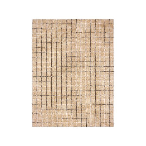 Borostyán színű kézi szövésű gyapjú szőnyeg 170x240 cm Mosaic Amber – Lorena Canals
