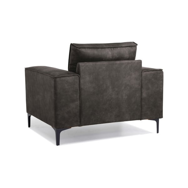 Copenhagen feketésszürke műbőr fotel - Scandic-image-3