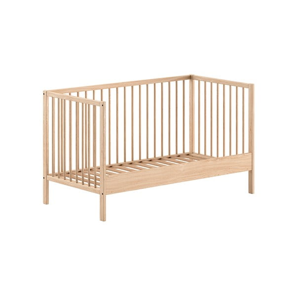 Natúr színű borovi fenyő babaágy 70x140 cm DINO – Vipack-image-2