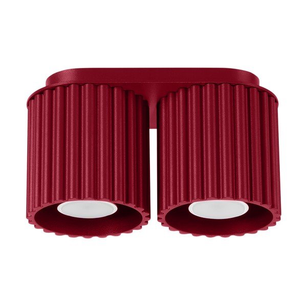 Borvörös fém spotlámpa 10x21 cm Zora – Sollux