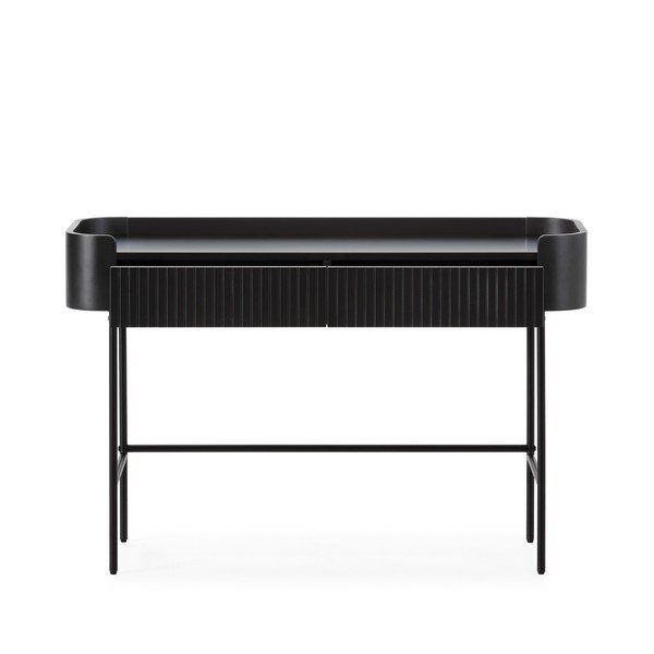 Fekete konzolasztal 40x120 cm Willa – MOME-image-2