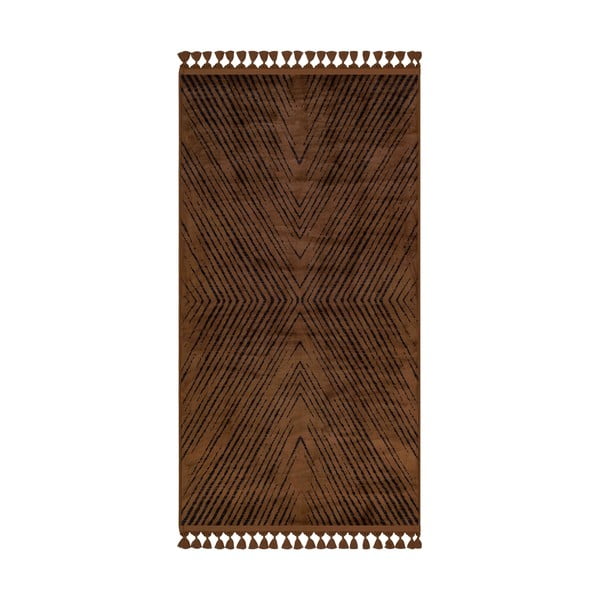 Barna mosható szőnyeg 200x100 cm - Vitaus