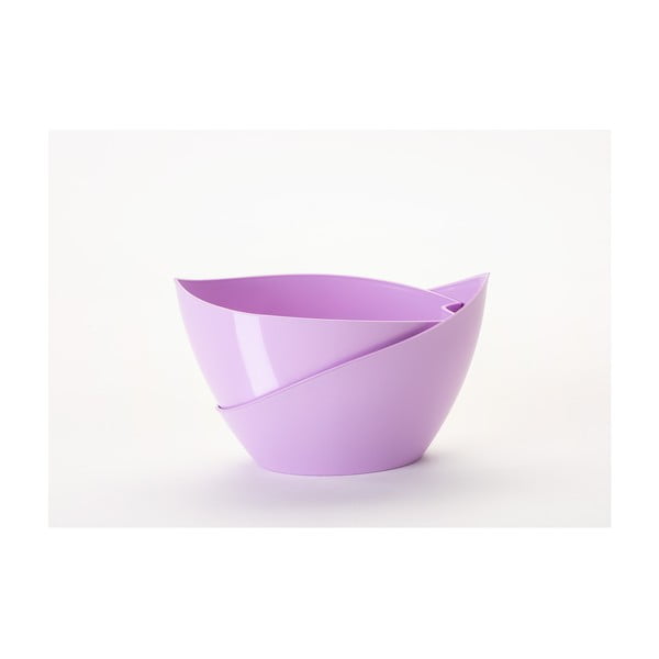 Doppio pasztell lila önöntöző kaspó - Plastia-image-3