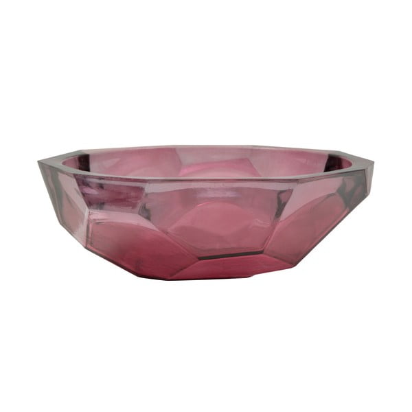 Stone rózsaszín tálka újrahasznosított üvegből, ø 25 cm - Mauro Ferretti-image-2