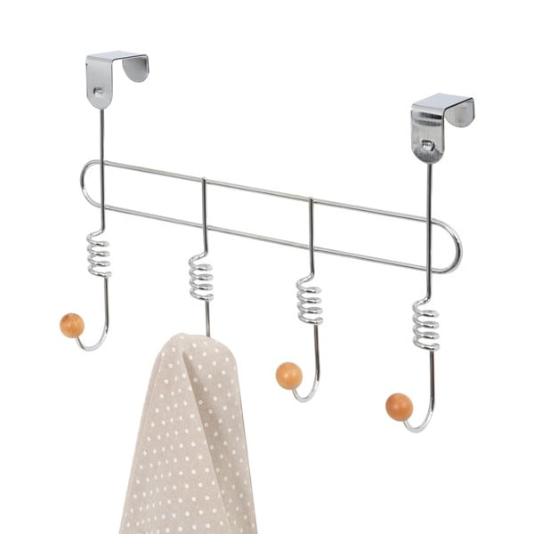 Ezüstszínű fém ajtófogas 33 cm Spirale – Compactor-image-2