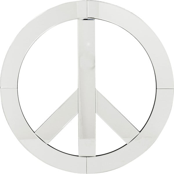Peace dekorációs falitükör, átmérő 70 cm - Kare Design