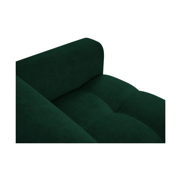 Nico sötétzöld fekvő kanapé bársonyhuzattal - Milo Casa-image-1