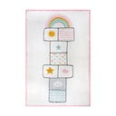 Fehér-rózsaszín gyerek szőnyeg 120x170 cm Bouncy – Hanse Home