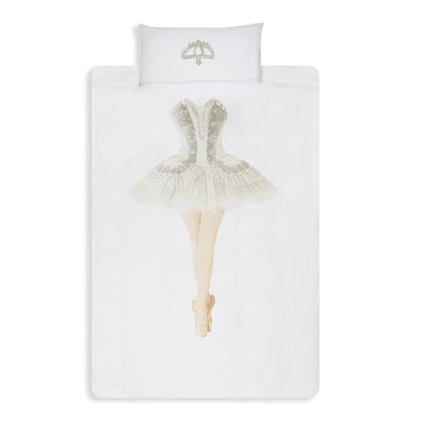 Ballerina egyszemélyes pamut ágyneműhuzat, 140 x 200 cm - Snurk