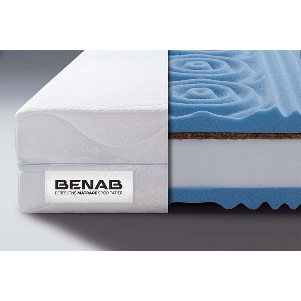 Közepes keménységű-extra kemény kétoldalas hab matrac 140x200 cm BonLife HARD – BENAB-image-1