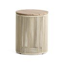 Kerek kerti kisasztal akácfa asztallappal ø 40 cm Dandara – Kave Home