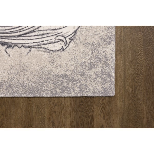 Krémszínű gyapjú szőnyeg 130x190 cm Mawson – Agnella-image-2