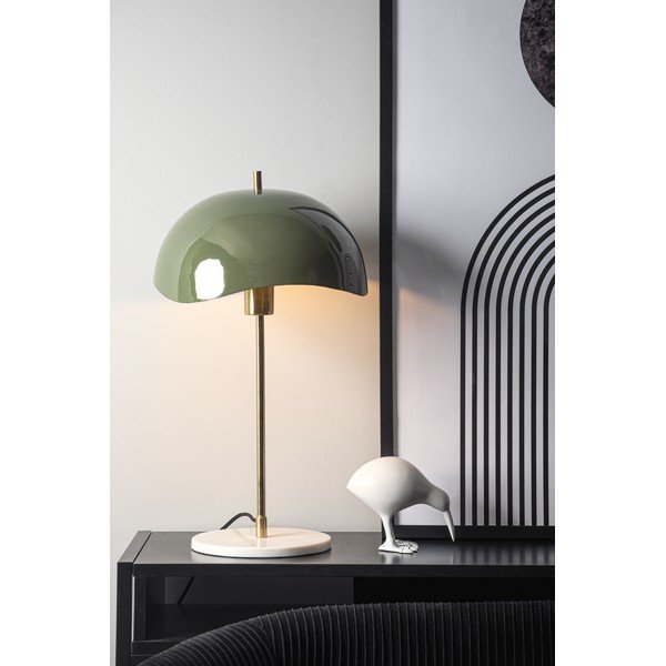 Zöld asztali lámpa (magasság 56 cm)  Waved Dome – Leitmotiv-image-1