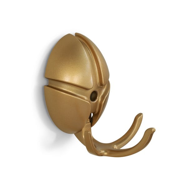 Aranyszínű fali műanyag akasztó Tick – Spinder Design-image-2