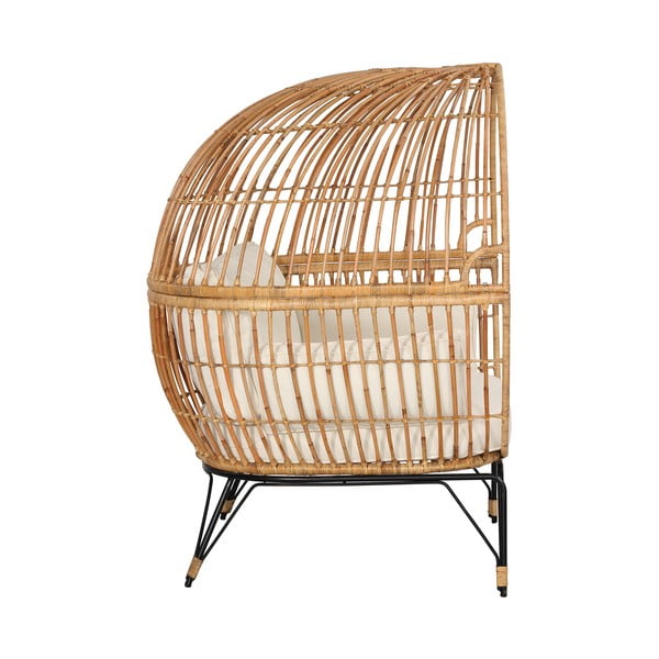 Nodi Beige rattan kerti fotel - Bonami Essentials-image-3