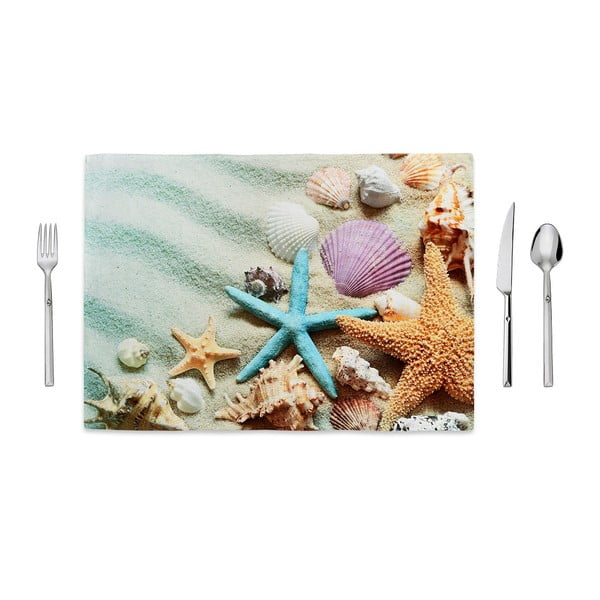 Tropical Shells tányéralátét, 35 x 49 cm - Home de Bleu