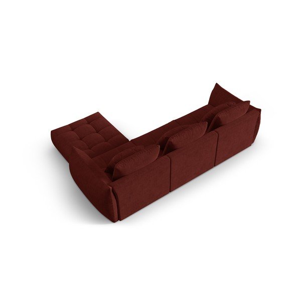 Piros sarokkanapé (variálható) Bloom – Micadoni Home-image-3
