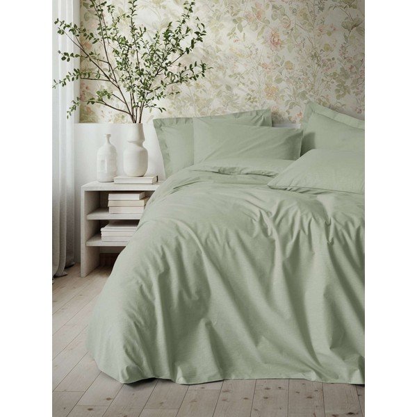 Zsályaszínű egyszemélyes ágyneműhuzat 200x140 cm Plain  – Mijolnir-image-2