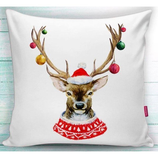 Párnahuzat karácsonyi mintával 43x43 cm Merry Christmas – Mila Home-image-1