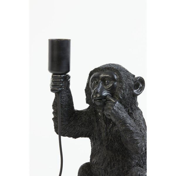 Fekete asztali lámpa (magasság 34 cm) Monkey – Light & Living-image-1