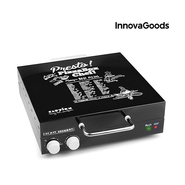 Elektromos pizzás doboz szakácskönyvvel, 1200W - InnovaGoods-image-2