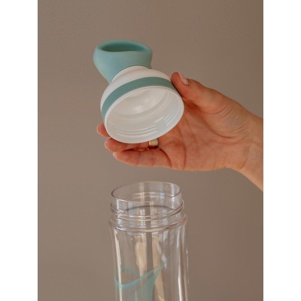 Kék-fehér vizespalack 800 ml Flow Wave - Equa-image-3