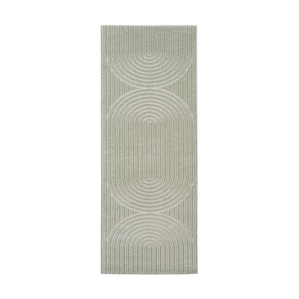 Zöld kültéri-beltéri futószőnyeg 80x250 cm Nova 1201 – Ayyildiz Carpets