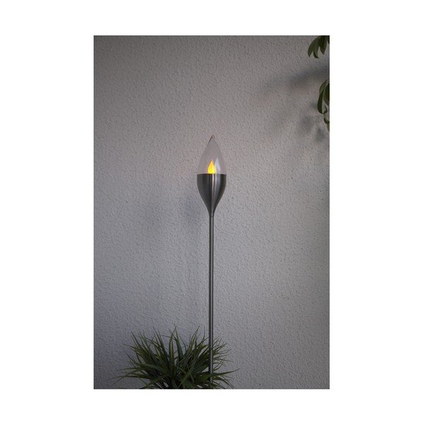 Olympos kültéri napelemes LED lámpa rozsdamentes acélból, magasság 115 cm - Star Trading-image-2