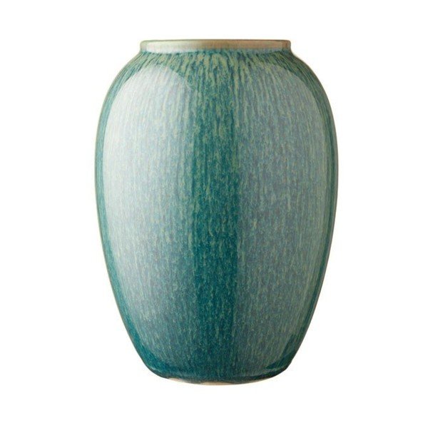 Zöld kőedény váza (magasság 20 cm) Gastro Green – Bitz