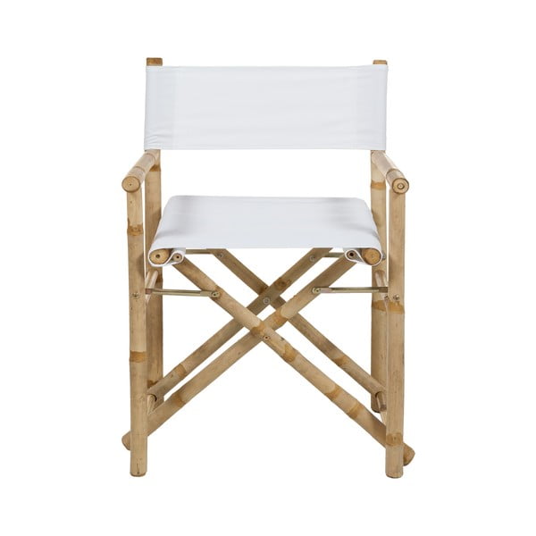 Hollywood bambusz szék fehér ülőrésszel - Santiago Pons