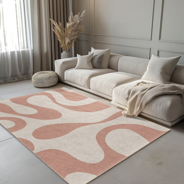 Rózsaszín mosható szőnyeg 120x180 cm Strawberry Latte – Mila Home-image-1