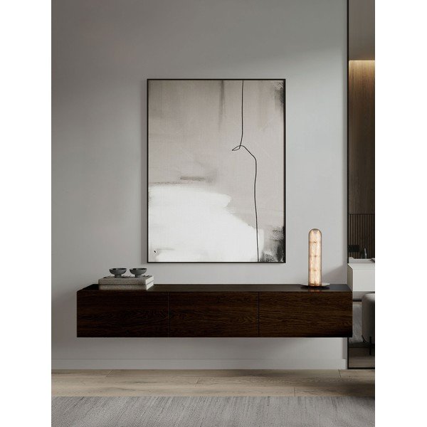 Sárgaréz színű fém LED asztali lámpa üveg búrával (magasság 40 cm) Gloree – Nova Luce-image-1