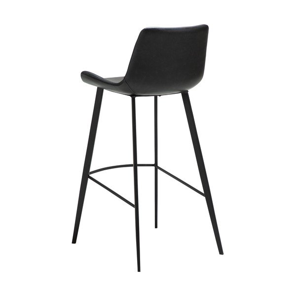 Fekete bárszék (ülésmagasság 74,5 cm) Hype – DAN-FORM Denmark-image-3