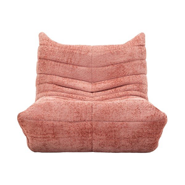 Rózsaszín buklé babzsákfotel Mask – Mauro Ferretti-image-2
