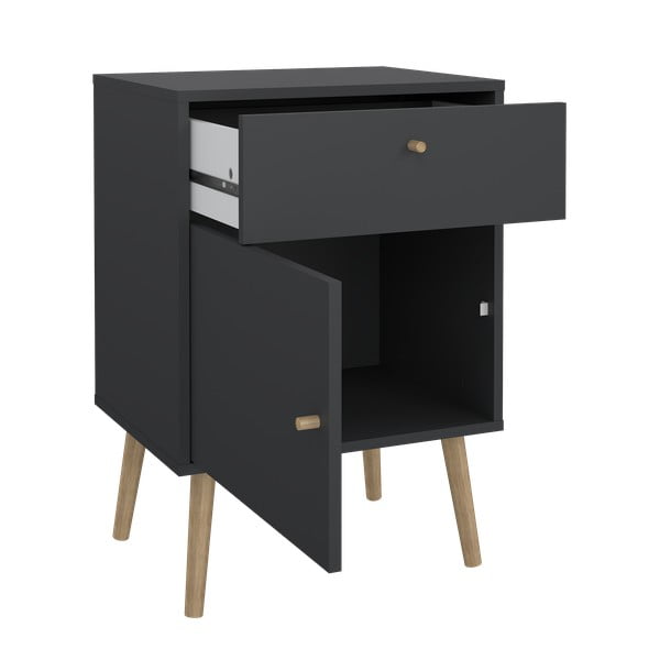 Antracitszürke éjjeliszekrény Bodo – Tvilum-image-1