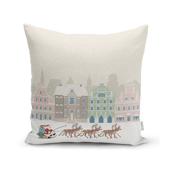 Párnahuzat karácsonyi mintával 43x43 cm Merry Christmas – Mila Home